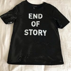 Sequin Top “End of Story”